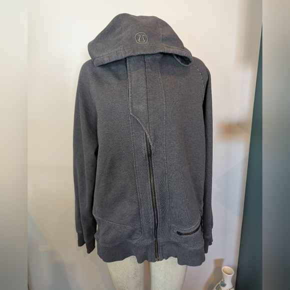Lululemon Gray Deep Cove Hoodie Unisex Mens XL Fits Woman's 1x - Picture 2 of 15